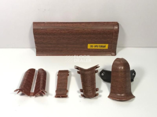 Плинтус Плинтус Ideal Comfort 55mm Орех темный 293 фото 1 | FLOORDEALER